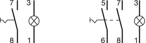 Кнопковий вимикач Hager SVN433 16.0A 2