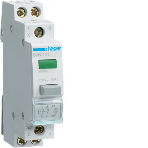 Кнопковий вимикач Hager SVN441 16.0A