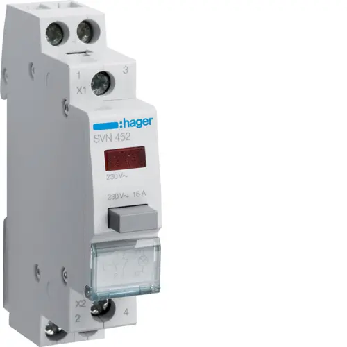 Кнопковий вимикач Hager SVN452 16.0A