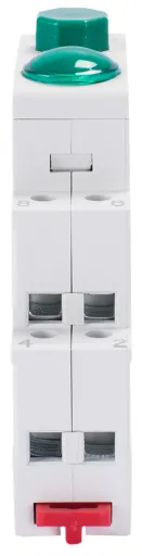 Кнопка з індикатором на DIN-рейку зелена E.NEXT i0790004 5