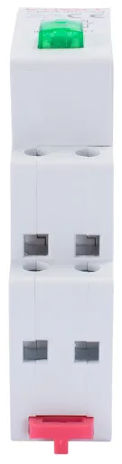 Кнопка з індикатором та фіксатором на DIN-рейку E.NEXT i0790006, зелена 6