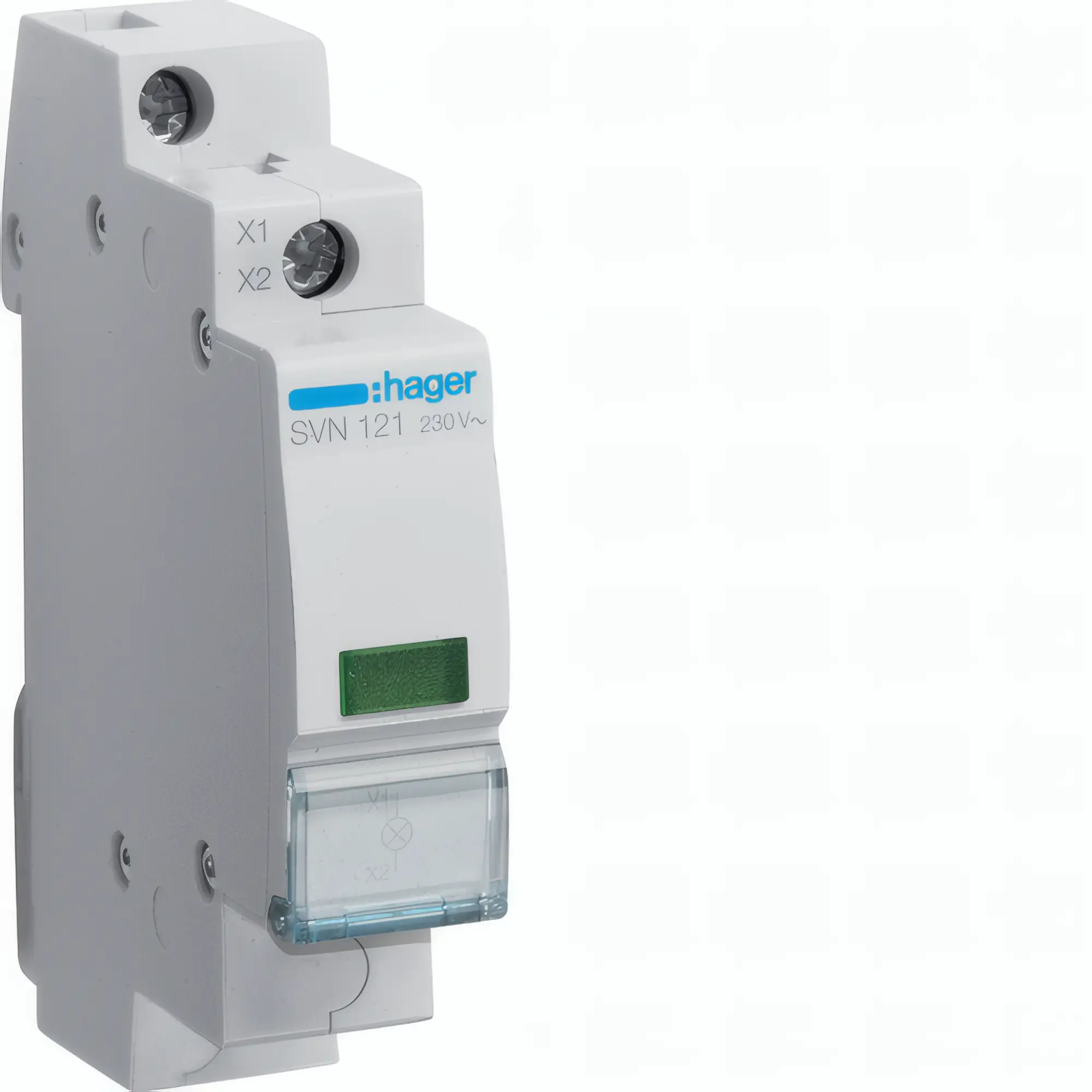 Світловий індикатор Hager SVN121 зелений