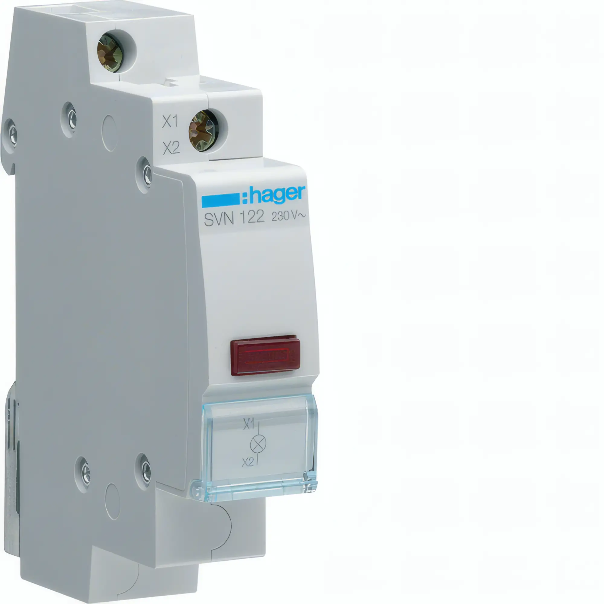 Світловий індикатор Hager SVN122 червоний