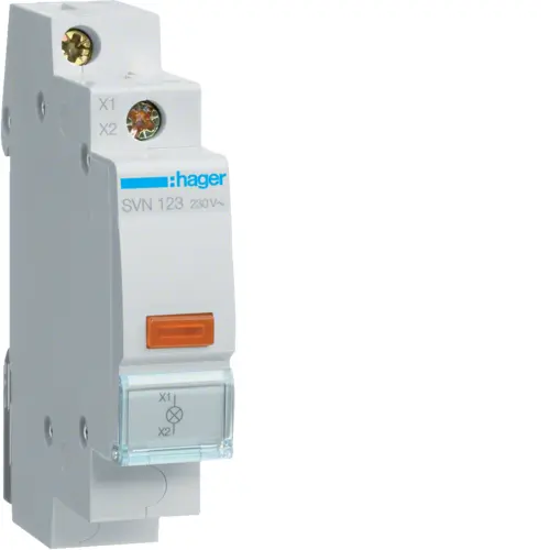 Світловий індикатор Hager SVN123 помаранчевий