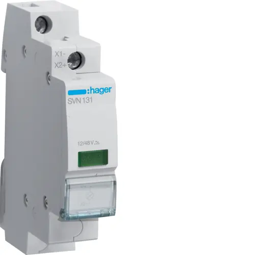Світловий індикатор Hager SVN131 зелений