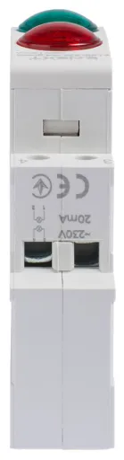 Індикатор на DIN-рейку E.NEXT p059007 - Червоно-зелений, 230В, IP20 6