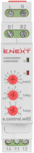 Реле контролю струму (пріоритетне) E.NEXT i0310025 e.control.w02 2