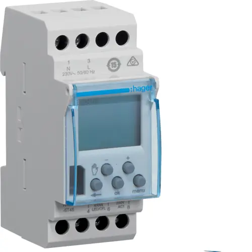 Таймер Hager EGN103 цифровий