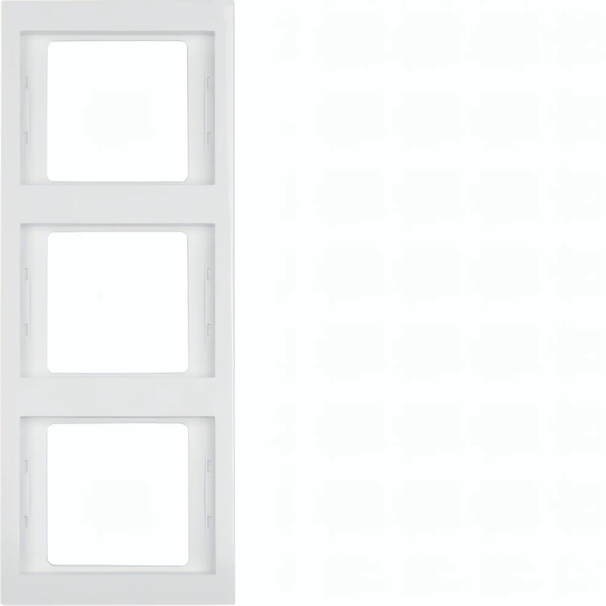 Рамка розетки Hager 13337009 3М Berker K.1