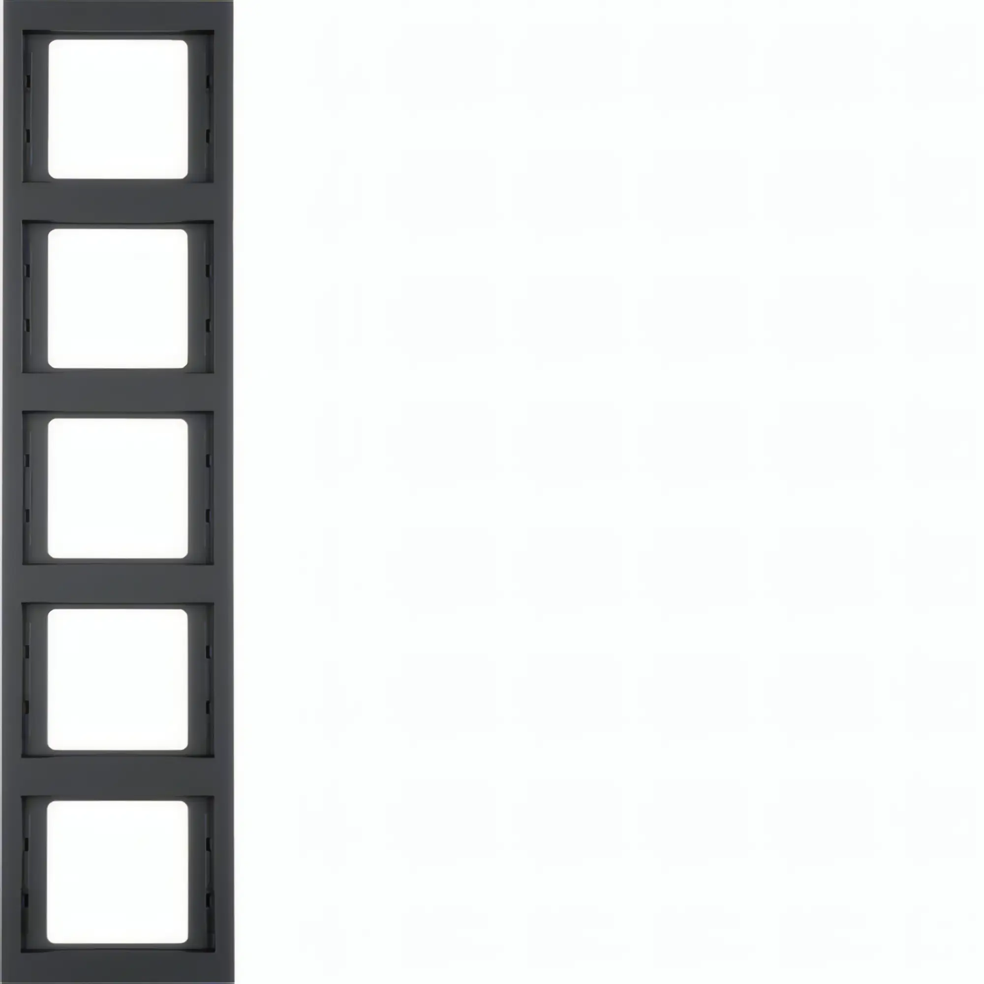 Рамка розетки Hager 13537006 5М Berker K.1