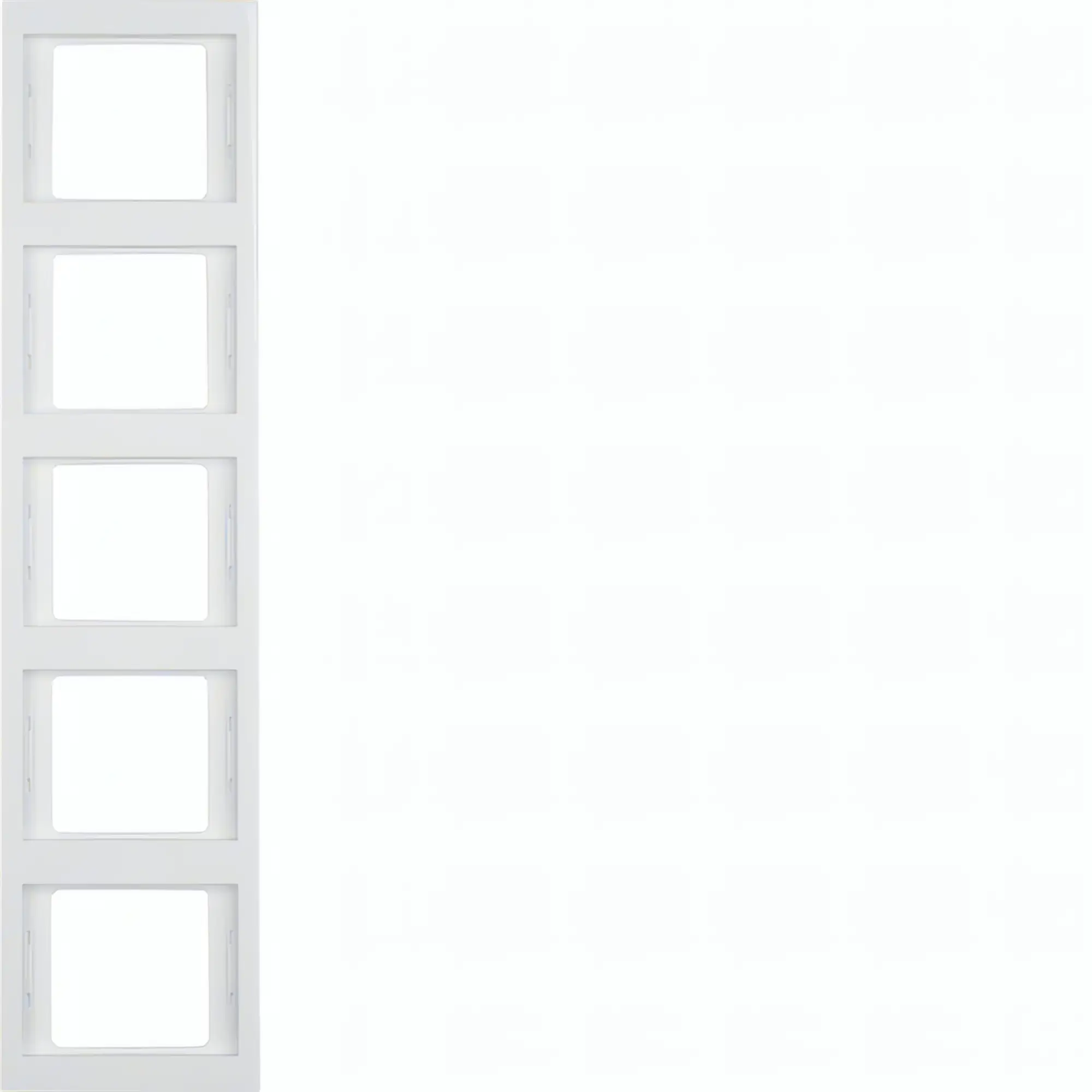 Рамка розетки Hager 13537009 5М Berker K.1