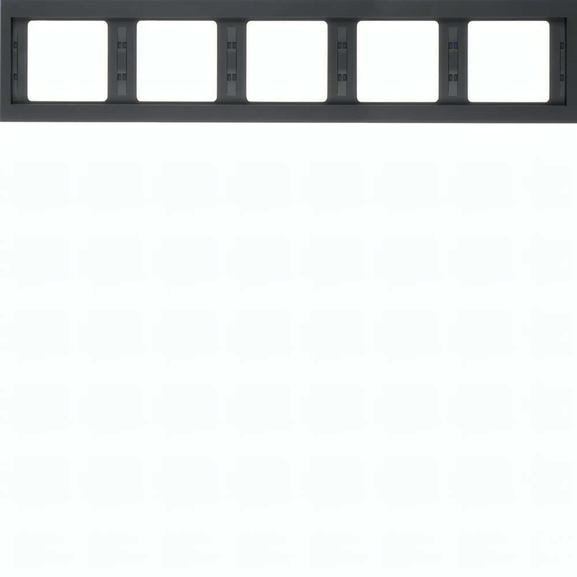 Рамка розетки Hager 13937006 5М Berker K.1