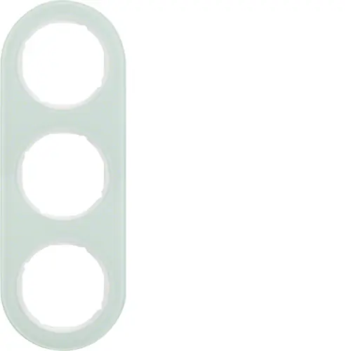 Рамка розетки Hager 10132009 3М Berker R.classic