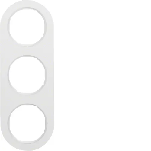 Рамка розетки Hager 10132089 3М Berker R.classic
