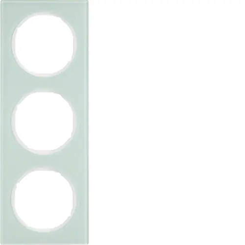 Рамка розетки Hager 10132209 3М Berker R.3