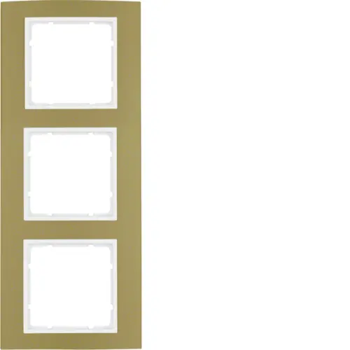 Рамка розетки Hager 10133046 3М Berker B.3