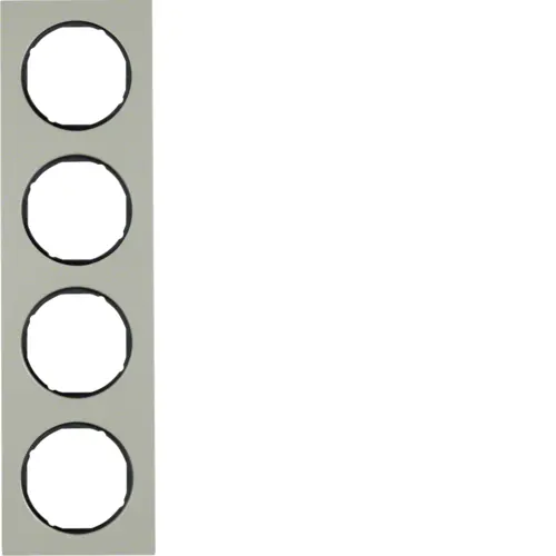 Рамка розетки Hager 10142204 4М Berker R.3