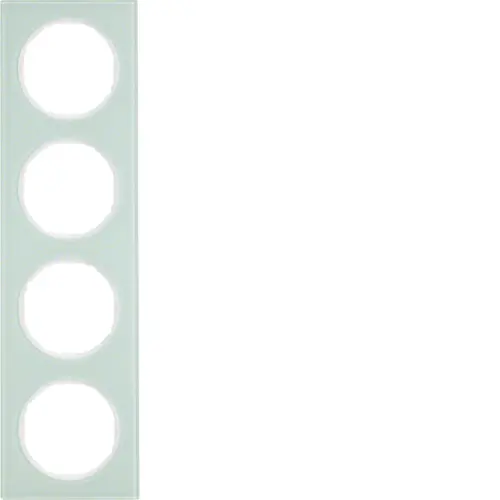 Рамка розетки Hager 10142209 4М Berker R.3
