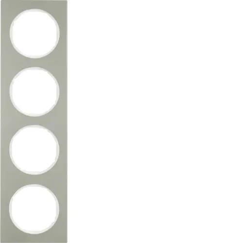 Рамка розетки Hager 10142214 4М Berker R.3