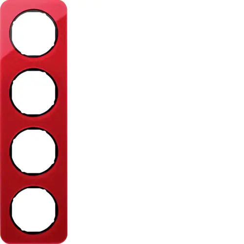 Рамка розетки Hager 10142344 4М Berker R.1
