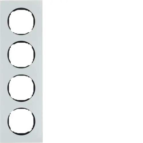 Рамка розетки Hager 10142609 4М Berker R.8