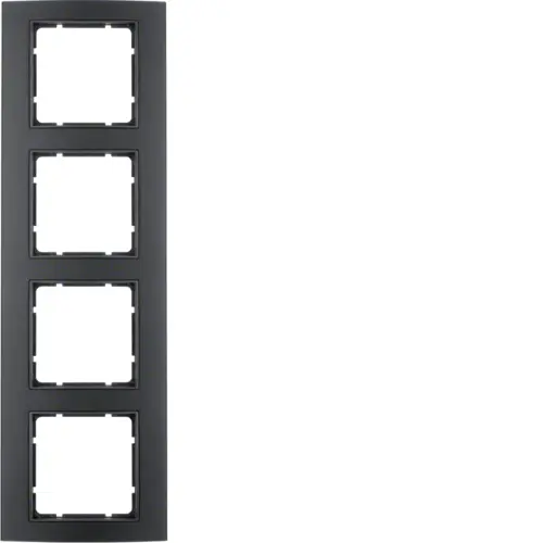 Рамка розетки Hager 10143005 4М Berker B.3
