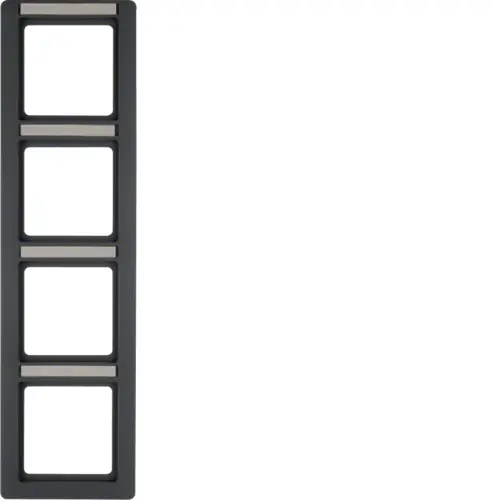 Рамка розетки Hager 10146016 4М Berker Q.1