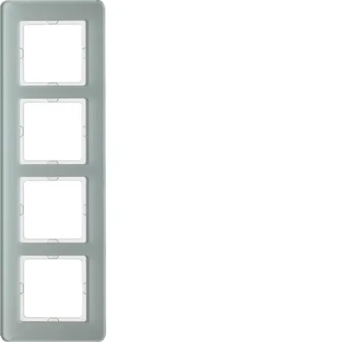 Рамка розетки Hager 10146079 4М Berker Q.7