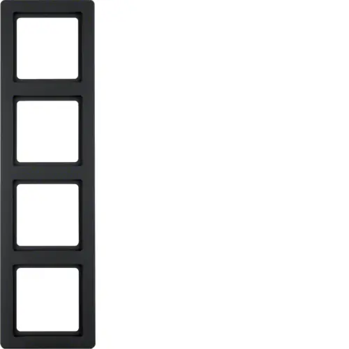 Рамка розетки Hager 10146086 4М Berker Q.1