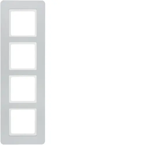 Рамка розетки Hager 10146184 4М Berker Q.7
