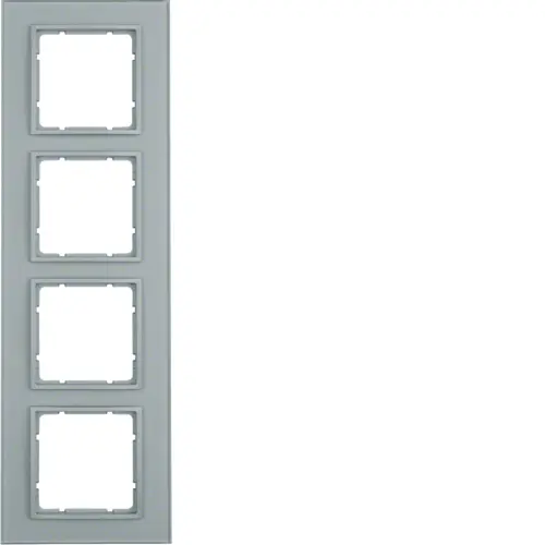 Рамка розетки Hager 10146414 4М Berker B.7