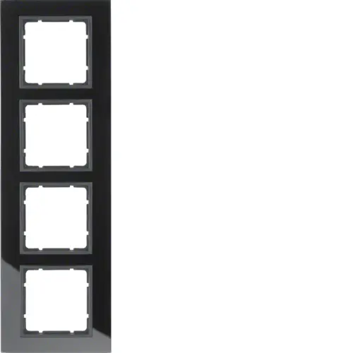 Рамка розетки Hager 10146616 4М Berker B.7