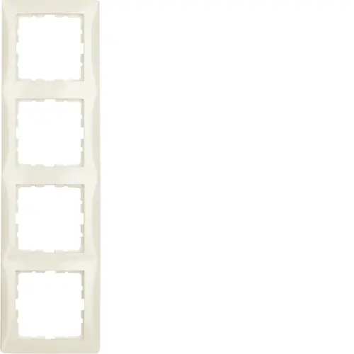 Рамка розетки Hager 10148982 4М Berker S.1