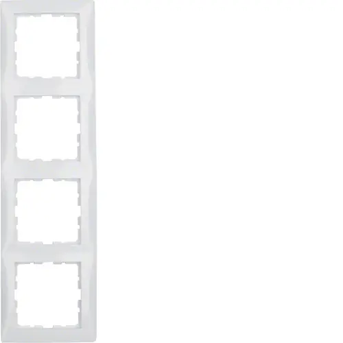Рамка розетки Hager 10148989 4М Berker S.1