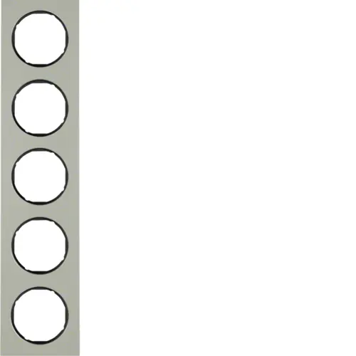 Рамка розетки Hager 10152204 5М Berker R.3
