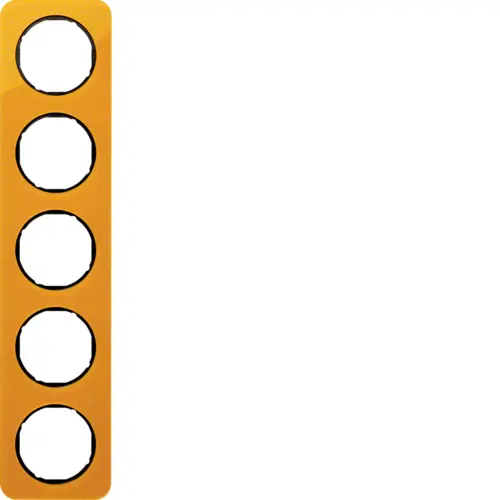 Рамка розетки Hager 10152334 5М Berker R.1