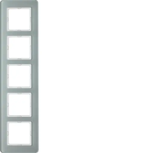 Рамка розетки Hager 10156079 5М Berker Q.7
