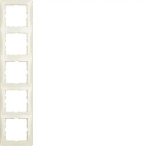 Рамка розетки Hager 10158982 5М Berker S.1