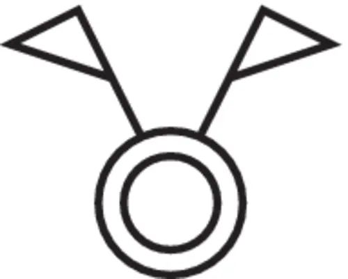 Кнопка Hager 503503 2кл 2