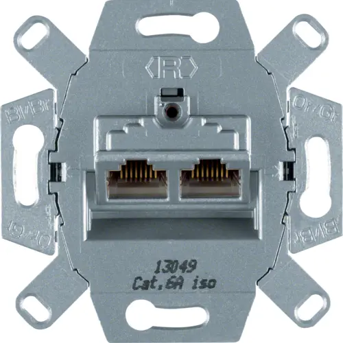 Розетка для передачі даних Hager 4587 Ethernet