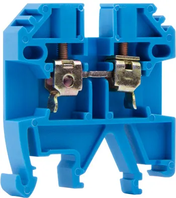 Клемна колодка набірна на DIN-рейку e.tc.din.pro.2.5.blue, синя, без кришки (p049022, E.NEXT)