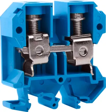 Клемна колодка набірна на DIN-рейку e.tc.din.pro.35.blue, синя, без кришки p049023 E.NEXT