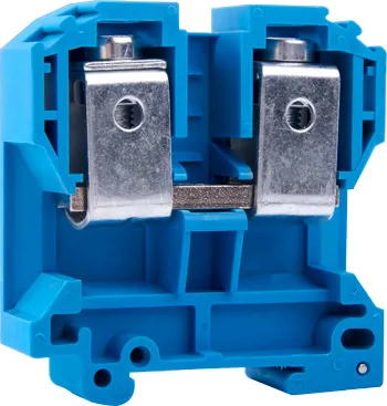 Клемна колодка набірна на DIN-рейку E.NEXT p049027, синя, без кришки