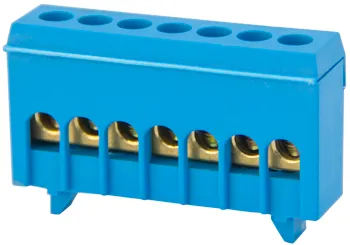 Шина нульова на DIN-рейку в ізольованому корпусі E.NEXT p0650007