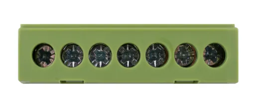 Шина нульова E.NEXT p0650017 e.bsi.pro.1.7 на DIN-рейку в ізольованому корпусі, зелена 3