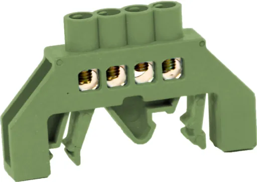 Шина нульова e.bsi.pro.2.4 в ізольованому корпусі універсальна зелена E.NEXT p0650018