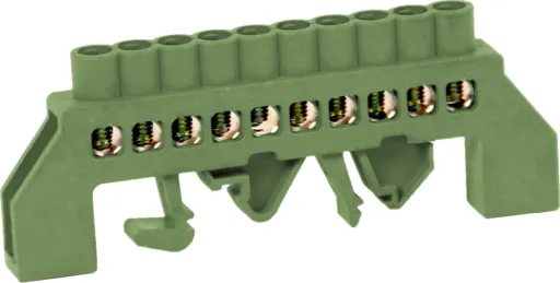 Шина нульова p0650021 E.NEXT e.bsi.pro.2.10 в ізольованому корпусі універсальна зелена