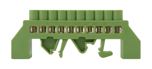 Шина нульова p0650021 E.NEXT e.bsi.pro.2.10 в ізольованому корпусі універсальна зелена 2