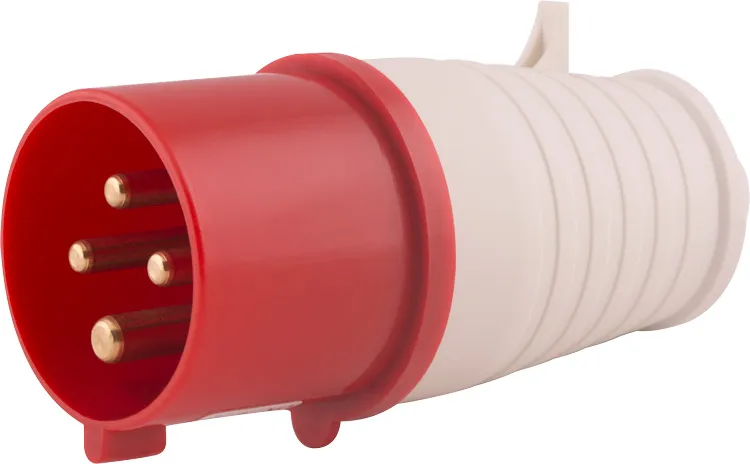 Силова вилка переносна e.plug.pro.4.32 p011005 E.NEXT, 4п., 380В, 32А