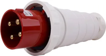 Силова вилка переносна e.plug.pro.4.125 E.NEXT p011011, 4-полюсна, 380В, IP 67, 125А